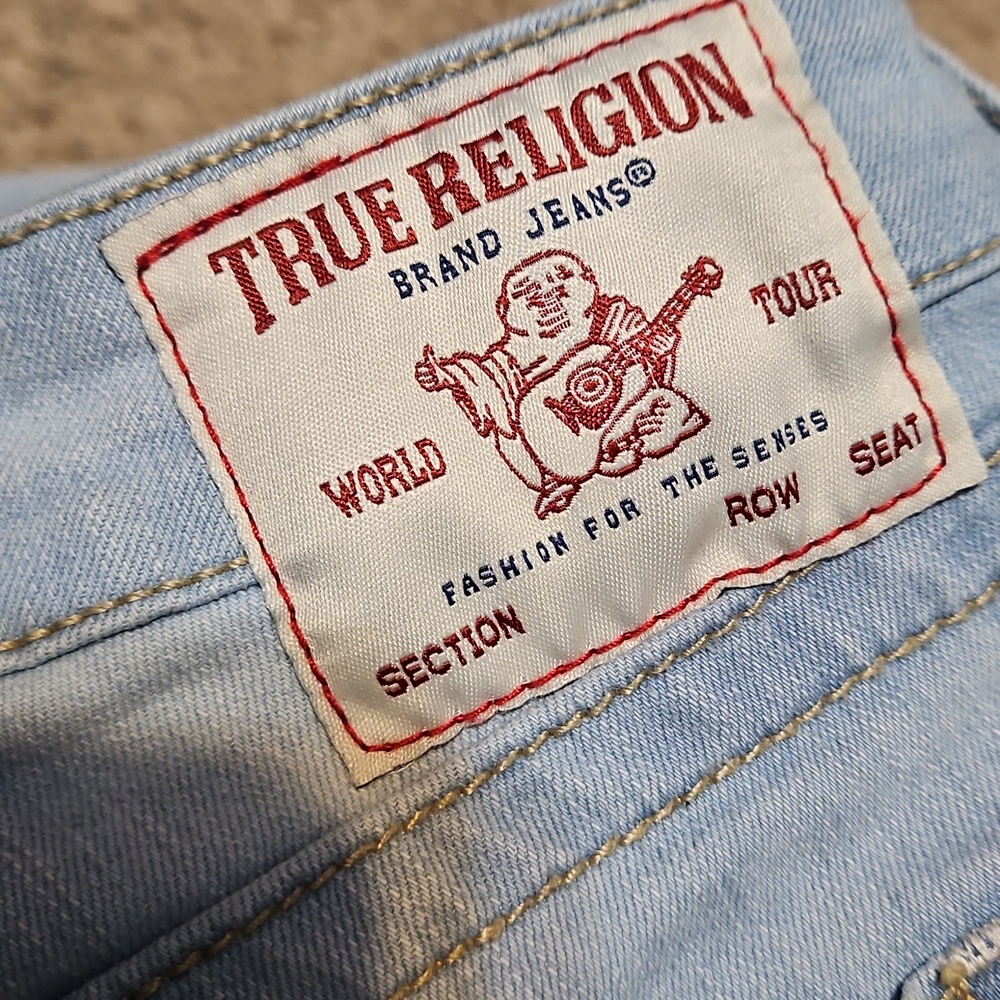 True Religion Billie Mid-Rise Straight-Leg Jeans - Picture 13 of 13